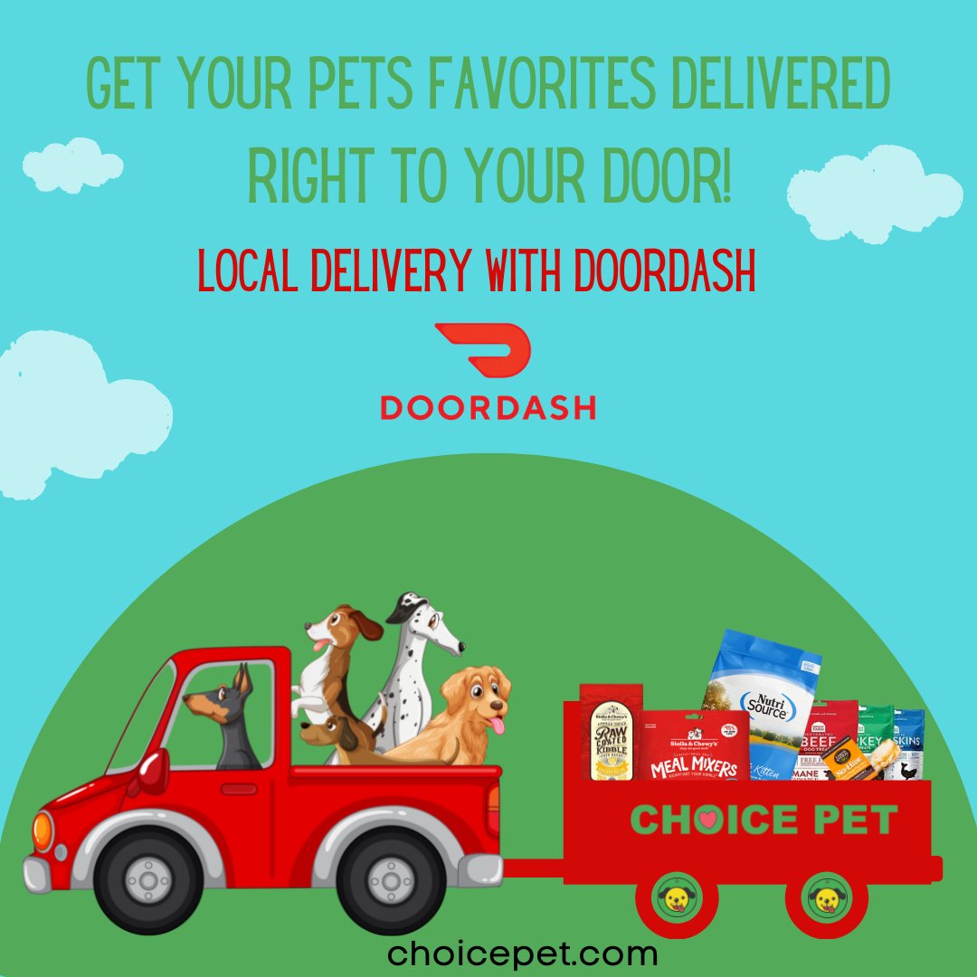 Need to stock up? We can help! 
Order TODAY for same Day Delivery With DoorDash! 💚
doordash.com/business/choic…