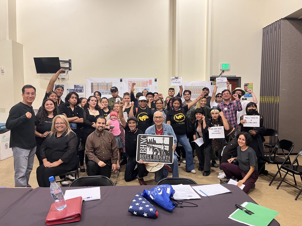 At our special meeting on June 30th, The Boyle Heights Neighborhood Council voted NO to the development project on Chavez Ave And Chicago St. We thank the community for coming out!

<a href="/EmpowerLA/">EmpowerLA</a> #99NCs #EmpowerLA #NeighborhoodCouncil #NeighborhoodCouncils #events #CivicEngagement