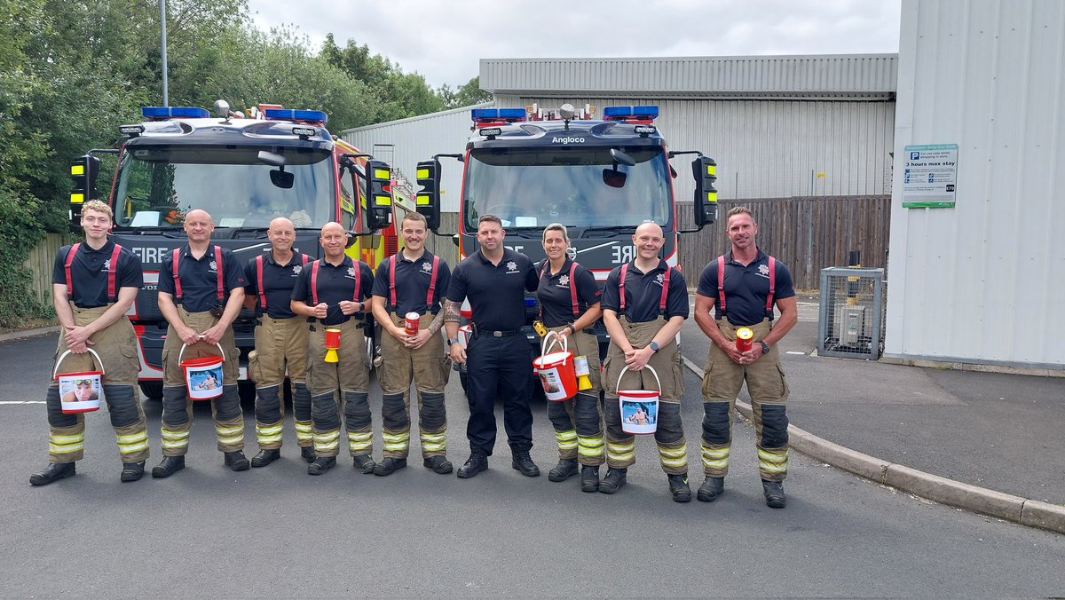 Green watch have been fundraising today with <a href="/WMFSSmethwick/">Smethwick Fire Station</a> at <a href="/asda/">Asda</a> in aid of the charities chosen by Iain Hughes. Thank you to everyone that kindly donated and supported our efforts ❤️