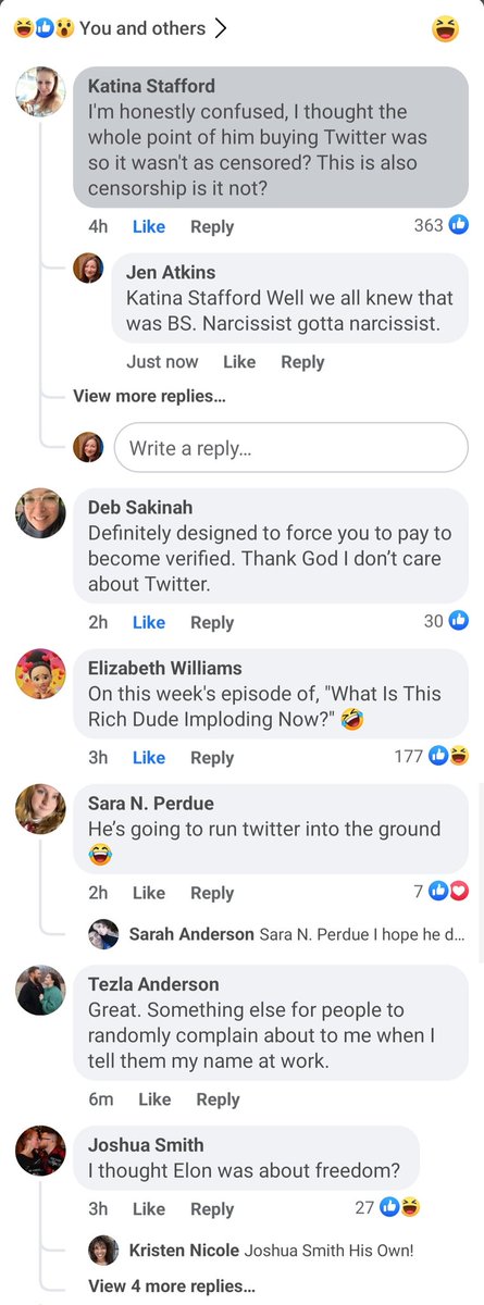 Reactions to <a href="/elonmusk/">Elon Musk</a>'s next attempt to con morons into paying for their blue checks. He's really not good at this.