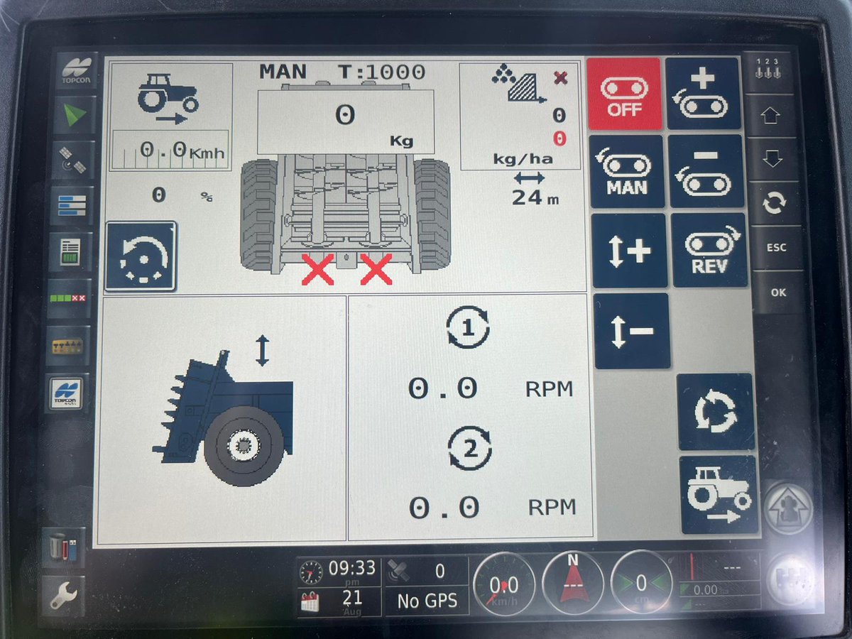 LHAgro's tweet image. ISOBUS Athene with load cells installed on this new Richard Western FBS spreader for dynamic application control
#LHAgro #ISOBUS #Athene