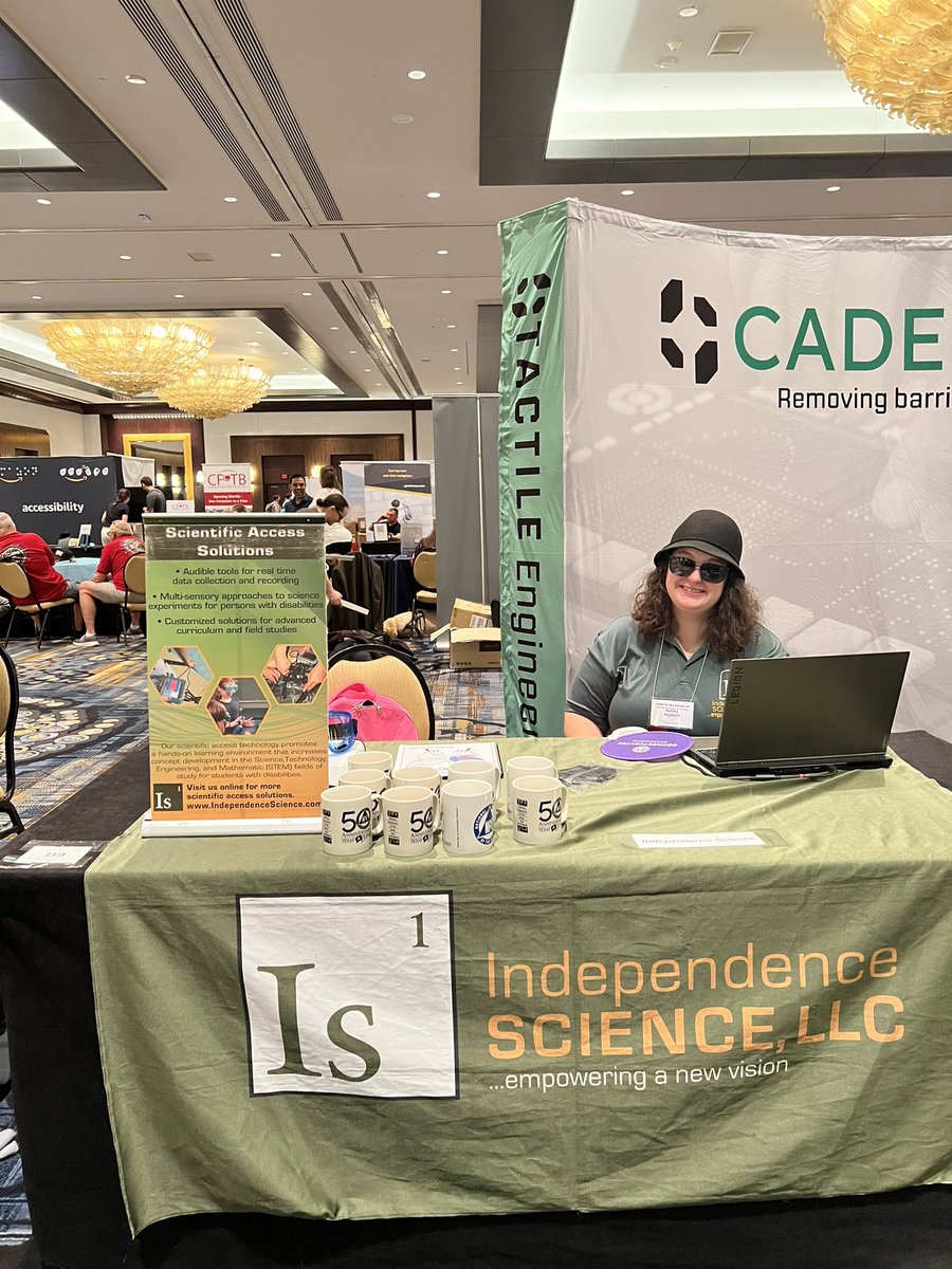 Hands on at the NFB convention. #nfb2023 #indscinfb2023