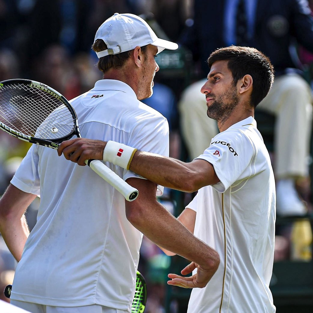 tiebreaktennis_'s tweet photo. 1 of Djokovic's 2 losses at Wimbledon since 2016 🤯 

🇺🇸 @SamQuerrey def. Novak Djokovic on this day 7️⃣ years ago 

📸Getty 
#samquerrey #querrey #wimbledon #tiebreaktennis #atp #djokovic https://t.co/l4AheDDViP