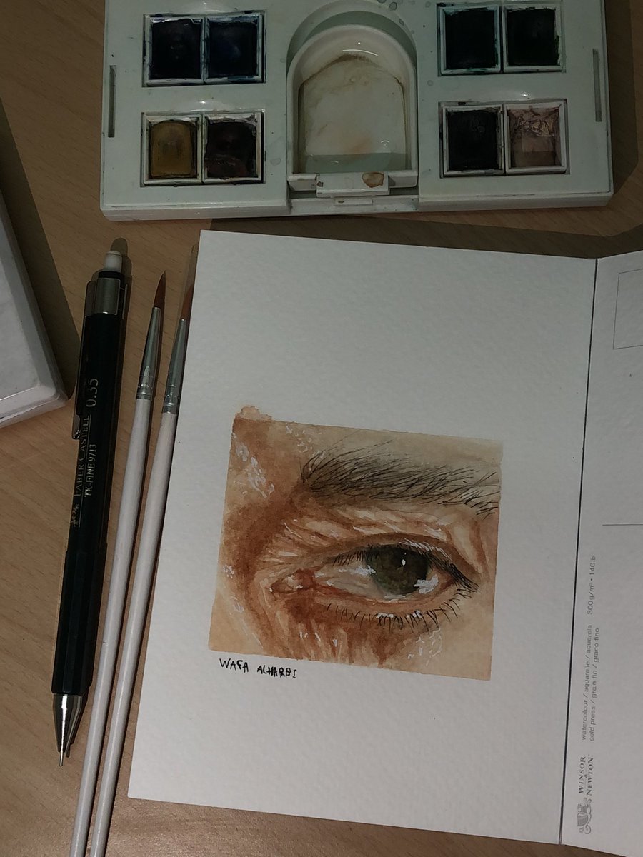 aart_wafa's tweet photo. #watercolor #sketch 🎨✨ https://t.co/d5oYct5U1f