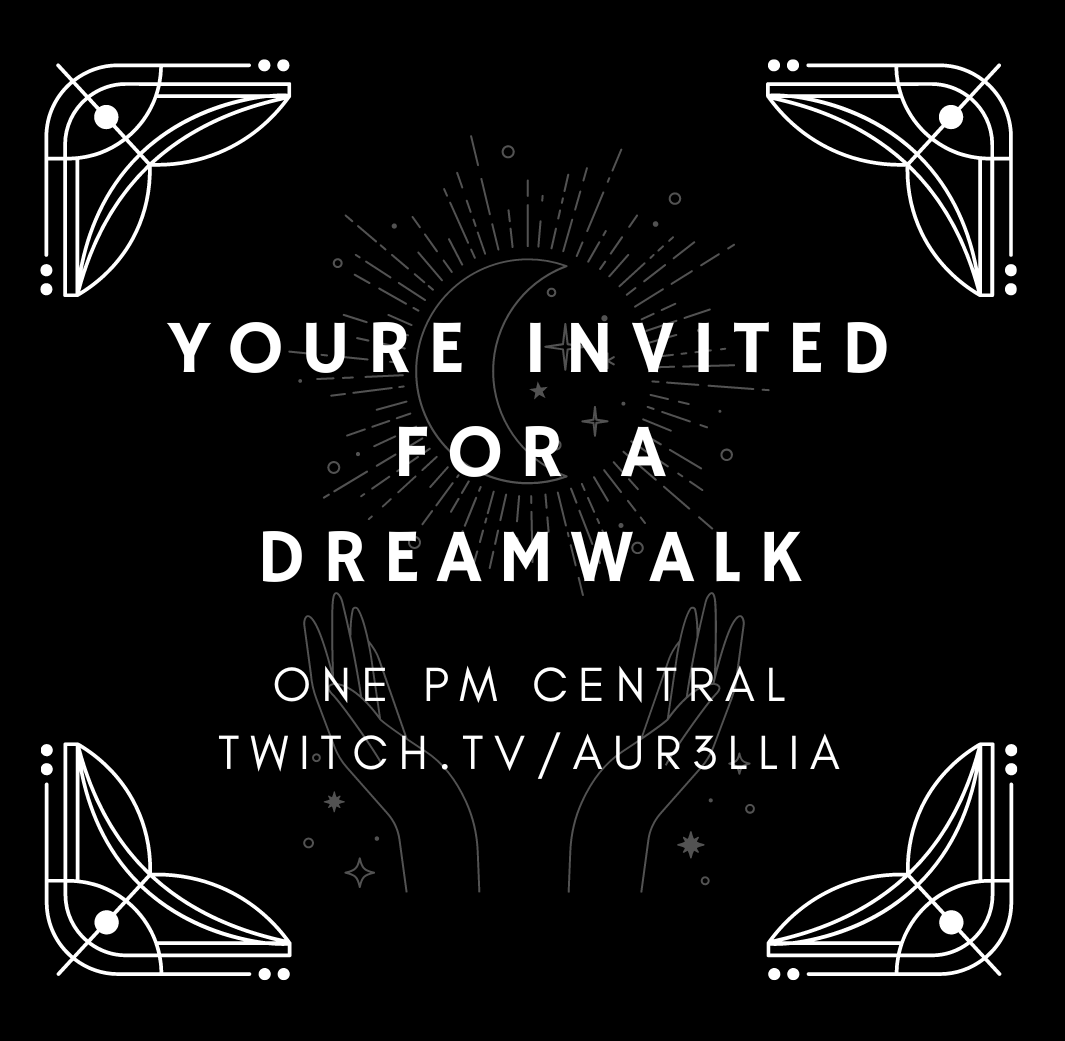 Last week on #DnD the party met a totally not sus moon cleric who took them on a dreamwalk! See you guys in just over an hour to see what happens next!
