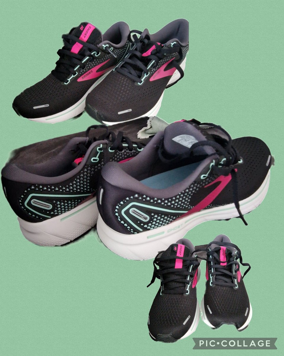 71esther's tweet photo. Na 10+ jaar op #asics #nimbus gehuppeld te hebben, heb ik - na div testen - andere @loopmaatjes aangeschaft. Eens kijken of deze 👻 van @brooksrunning mijn nieuwe @hardloopvriend kan worden 🙆♀️ #nogeenietsoudermodel #testing #duurgenoeg #timeforchanges https://t.co/Z9s2jAJXqq