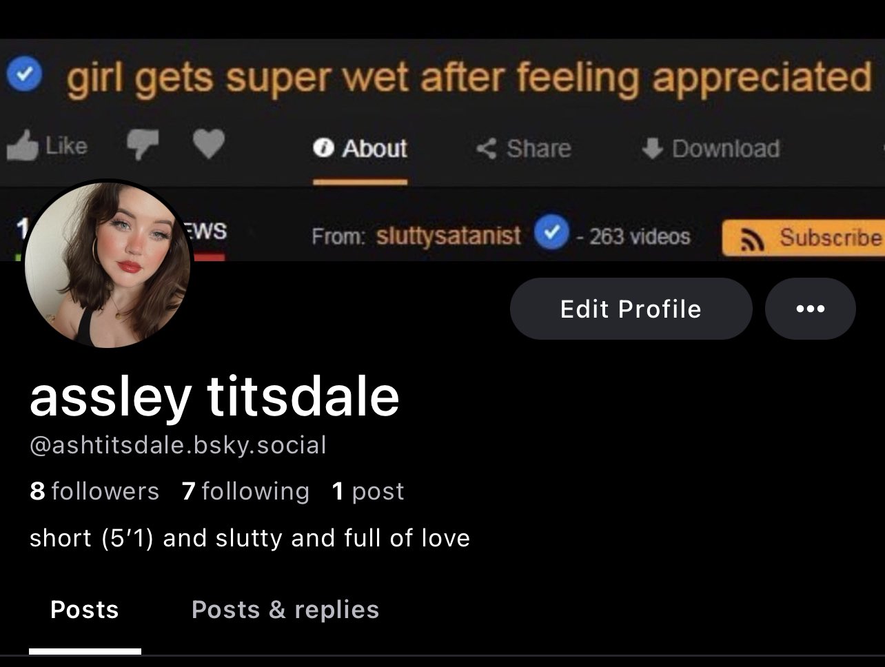 assley titsdale on X: follow me or ill scream t.cozaEMOWaC21  X