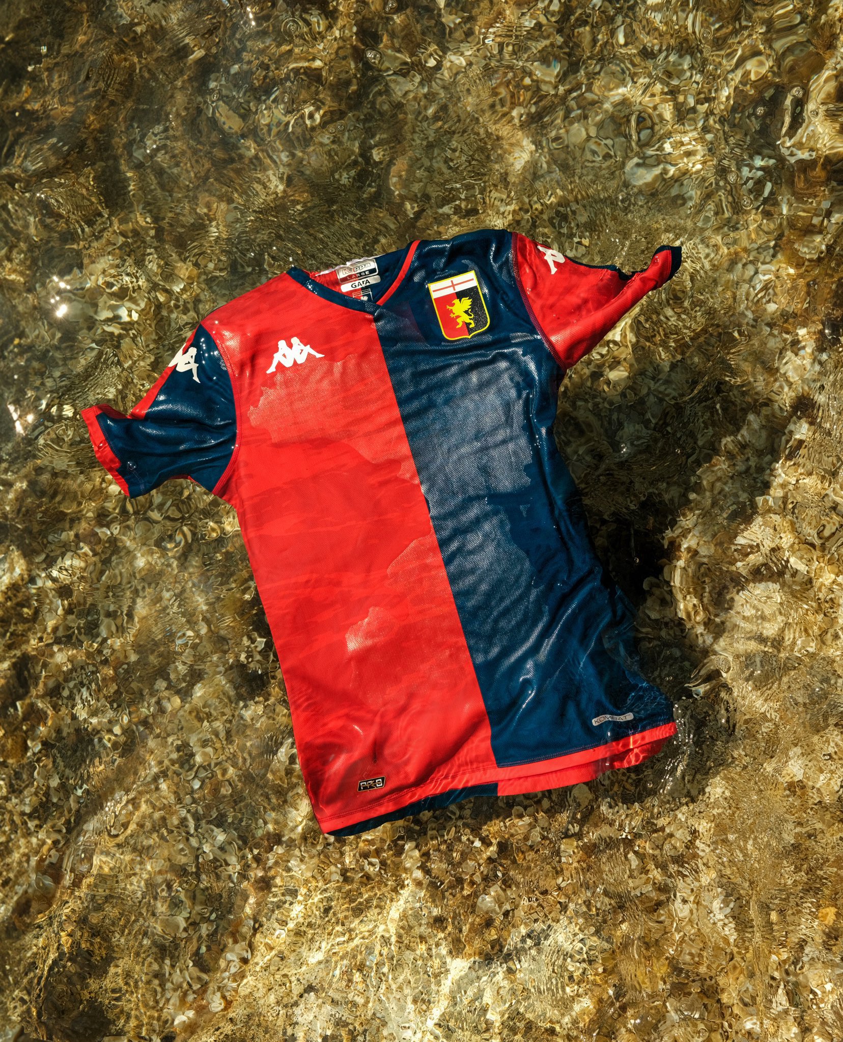 Genoa CFC Home soccer jersey 2020/21 - Kappa –