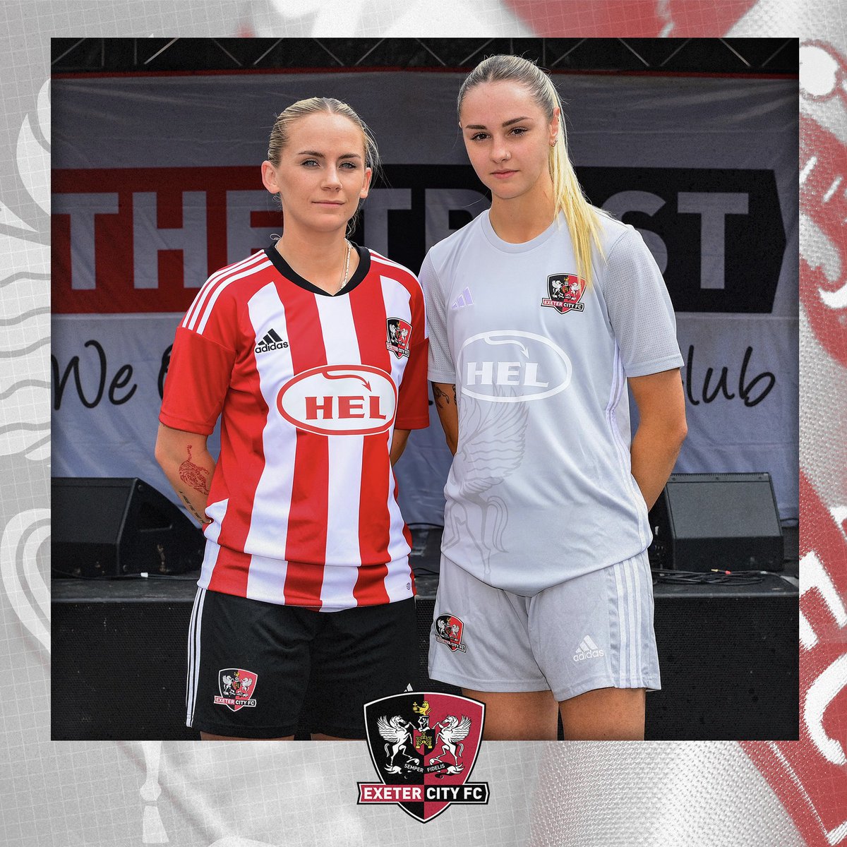 ExeterCityWFC's tweet image. 😊 Very proud to play our role in today’s kit launch at @OfficialECFC 

➡️ Make sure to get yours from the  @ECFCshop 

#ECFC