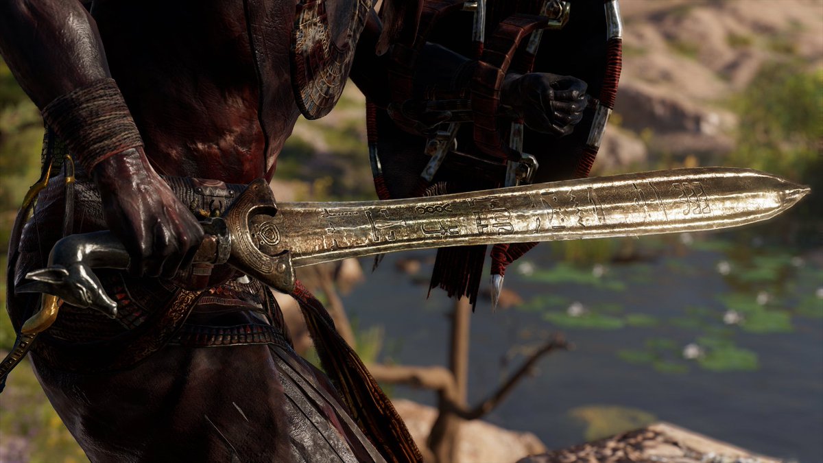 COSMICVISIONSVP's tweet photo. • The Conductor of Souls• 

🎮  #assasainscreedorigins 
🎬  @Ubisoft
#ACWeapons #Creedscholars #TOWCBWeeklyCapture #CodexMonthly https://t.co/PV58ht2siW