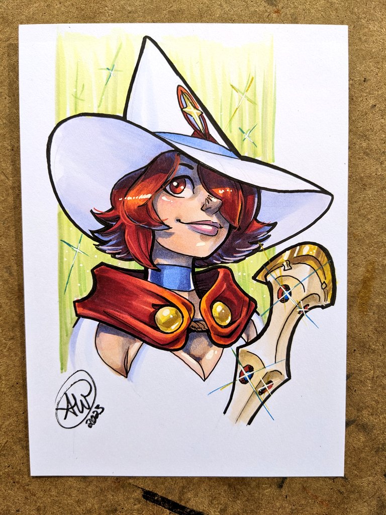 ComfortAndAdam's tweet photo. #shinychariot from #littlewitchacademia by Adam in @CopicOfficialUS done at @animecentral
#artist #artistalley #animecentral #triggeranimation #witch #witchgirl #witchy #animeart #anime #redheadgirl #magicalgirl https://t.co/4km4GZU7qw