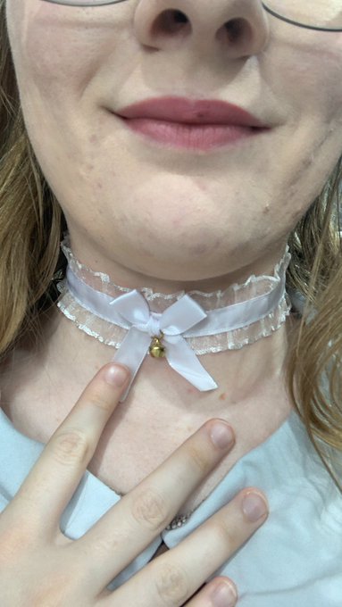 Wearing a little collar with a jingly bell to work since it came in last night!! https://t.co/WZUyZn<a href="/tag/corset"class="tags"><span>#corset</span></a><a href="/tag/panties"class="tags"><span>#panties</span></a><a href="/tag/nsfwtwt"class="tags"><span>#nsfwtwt</span></a>