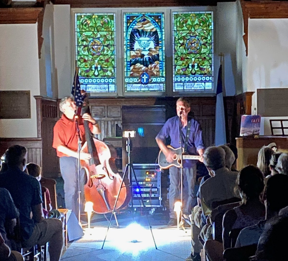 Storm Windows rock Grace Memorial Chapel in Lake George July 1. Thanks to all who made the trip. #americanamusic #summer2023 #thestormwindows