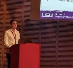 lsuvetmeddean's tweet photo. I’m delighted that #LADDL is represented at the International Symposium of the World Veterinary Lab Diagnosticians in Lyon, France by Drs. Udeni Balasuriya, Mariano Carossino, & Come Thieulent. #LSUVetMed: Proudly serving #Louisiana, impacting the world! #LSU #BringingTheWorldin https://t.co/Fzy2pgmFC7