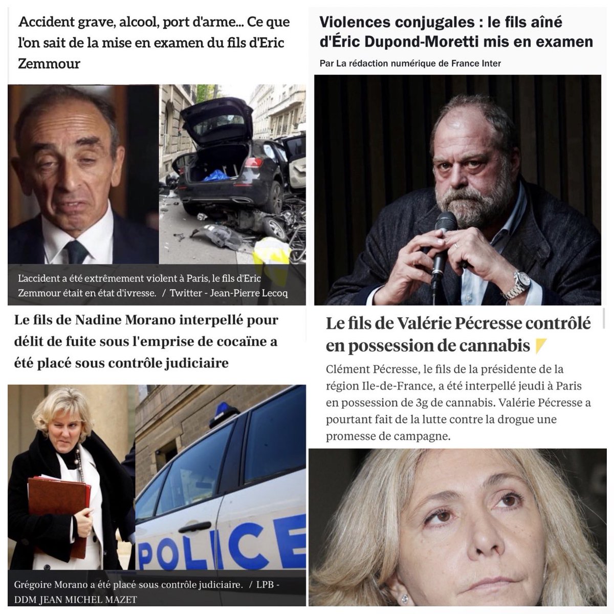 Le culot de ces politiques qui se permettent de critiquer l’education des parents de banlieues est quand meme exceptionnel.