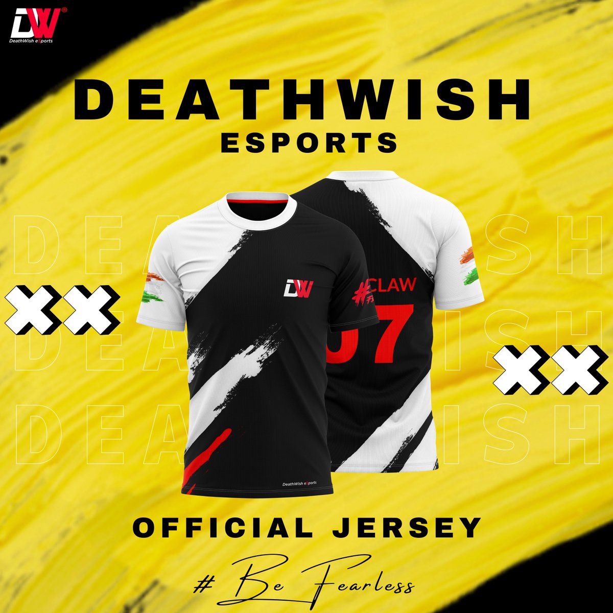 DWeSports29's tweet photo. ❤️Deathwish esports official jersey is here , do let us know your opinions in the comment box .

Regards

[DW eSports]

#esports #jersey #viral #trending https://t.co/bOpyBEzl5w