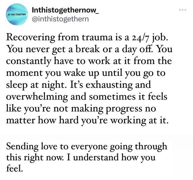 Living with Trauma & Dissociation tweet media