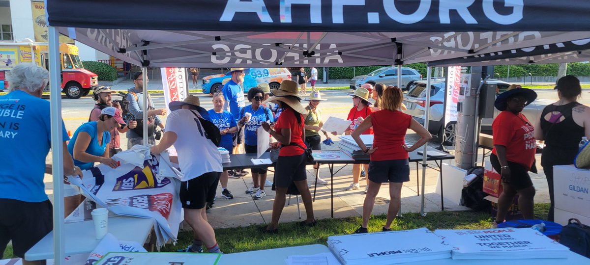 Today is the day! Things are happening! Volunteers are getting checked in and ready to march. We're marching to protect OUR rights and OUR freedoms. #WTPMarch #StandAgainstHate @WTPmarch