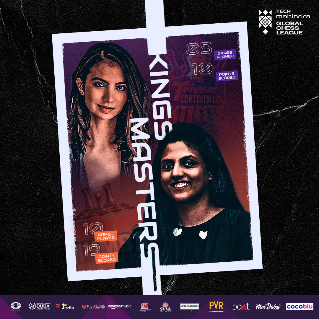GCLlive's tweet image. Tactical and resilient

Sara Khadem’s three wins in a row have helped TCK to reach the finals. Harika Dronavalli is also in fine form with 4 wins this season. Who will come out on top? 

@saraakhadem v @HarikaDronavali

#TCKvUMM #GCLfinal #TheBigWeekend #GCL
