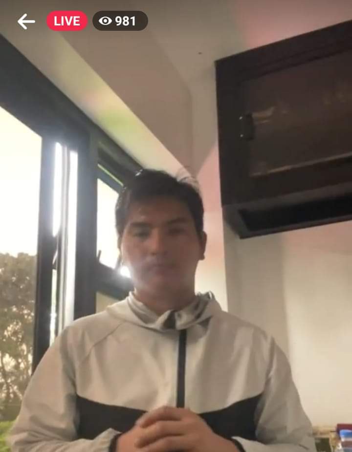 Blessed Sunday from his fb live
#MygzMolino