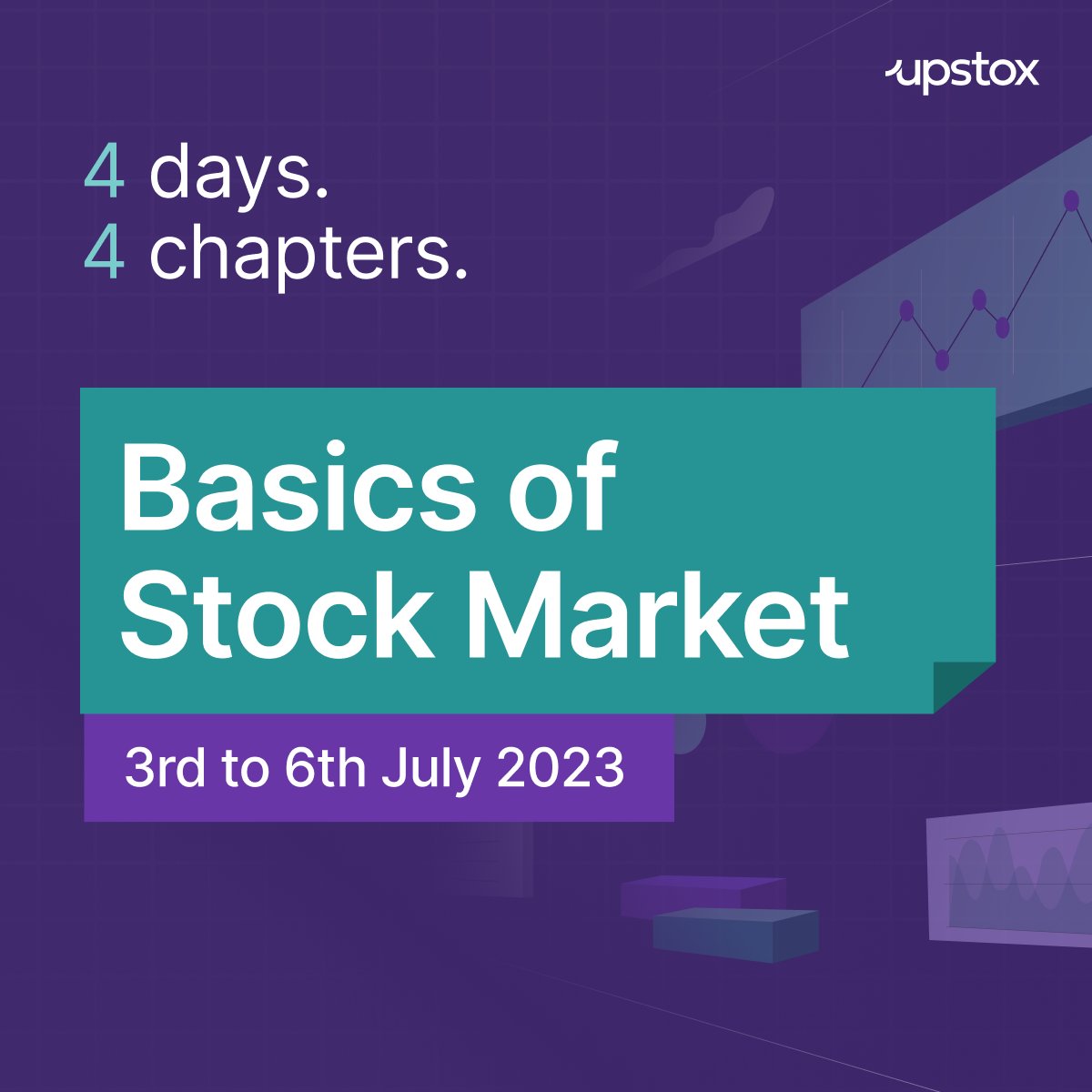 upstox's tweet photo. Register for our first course from our series of upcoming courses. This one’s for all the newbies who are looking for their first step in the stock market.
Register now for free: https://t.co/KzAAuQtMMZ
#learnwithupstox #StockMarket #webinar #markets #trade #learning https://t.co/pGDEl5yimi