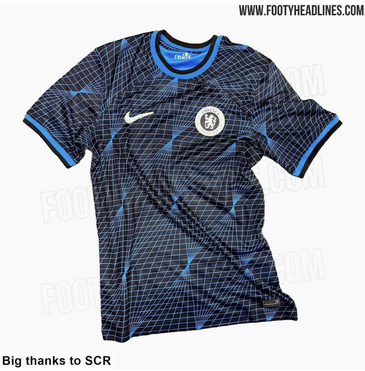 Chel5eaFC's tweet photo. Chelsea’s 2023/24 away shirt leaked! https://t.co/CFcvDwVtbg