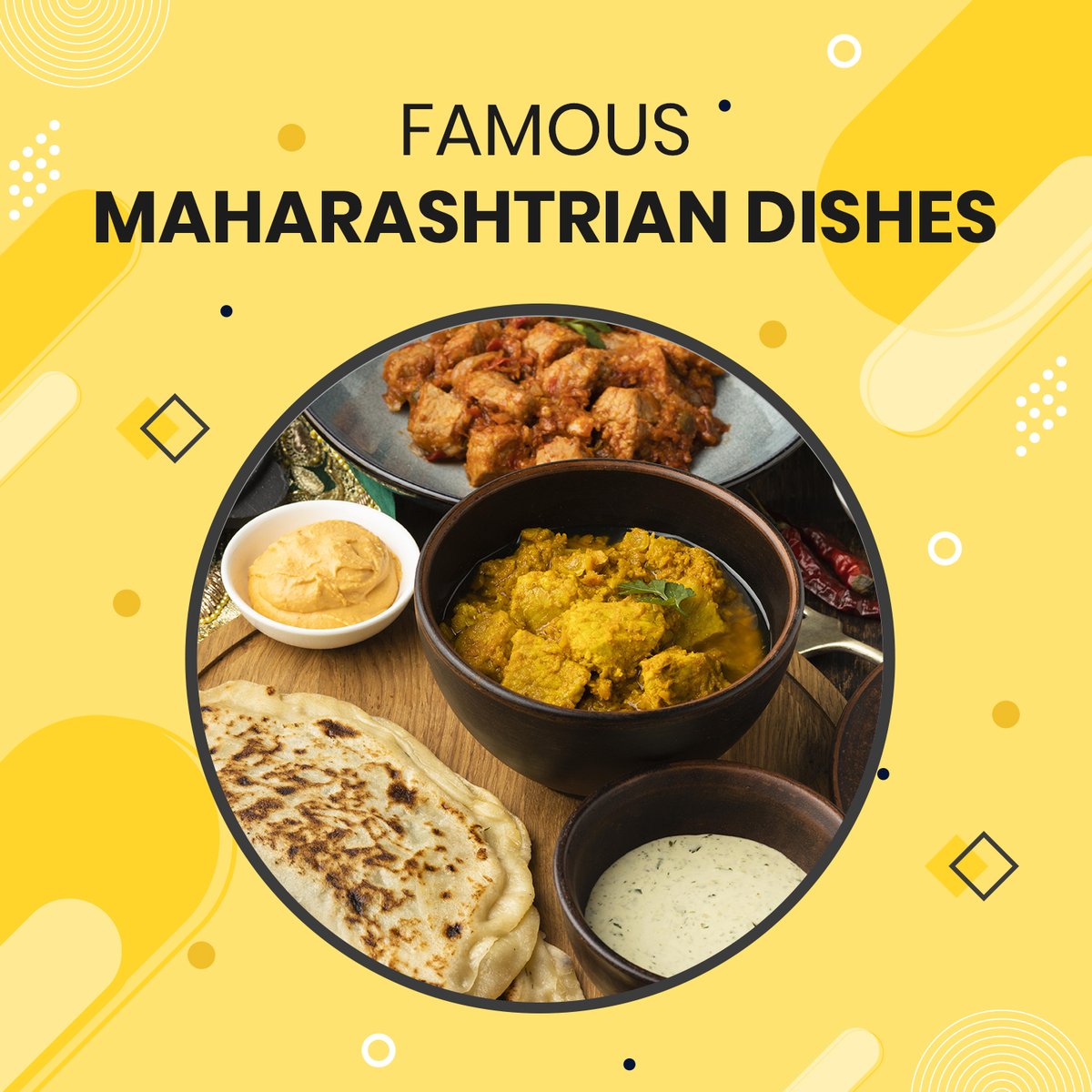 mhjayate's tweet photo. One of the most common things we love doing is trying different cuisines. Here are a few Maharashtrian dishes that are worth a try!
#MaharashtrianCuisine #FamousMaharashtrianDishes #PuranPoli #UkkadicheModak #SolKadhi #Bombil #TambdaRassa #Maharashtrajayate #Explore https://t.co/mCQ05TpLRc