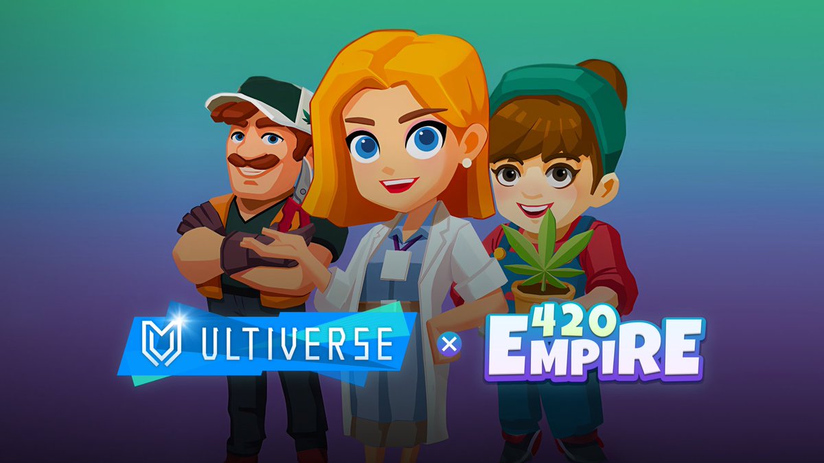 UltiverseDAO's tweet photo. 🎉#Ultiverse &amp; @420empire1🎉

Brace yourselves for exciting times as we announce a fresh partnership between Ultiverse and 420 Empire! Anticipate a new zest in the Ultiverse MetaFi ecosystem.

🎁Giveaway - 10X @420empire1 OG passes

To join:
✅❤️ &amp; RT 
✅Tag 3 friends

72hrs https://t.co/psZx1gdLxi