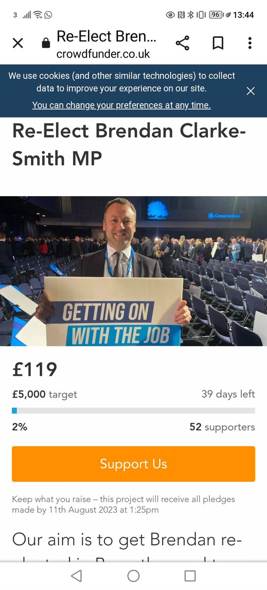 It would appear like Brenda's crowdfund is going great guns at the moment. Keep it up people.