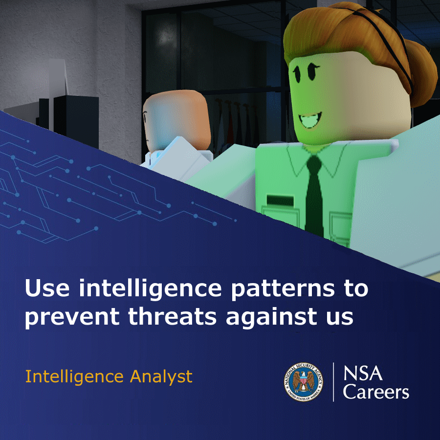 RichardClarkeAP's tweet photo. The NSA is currently recruiting! Join our fantastic team and be apart of something prideful. https://t.co/YhAt6LltK9