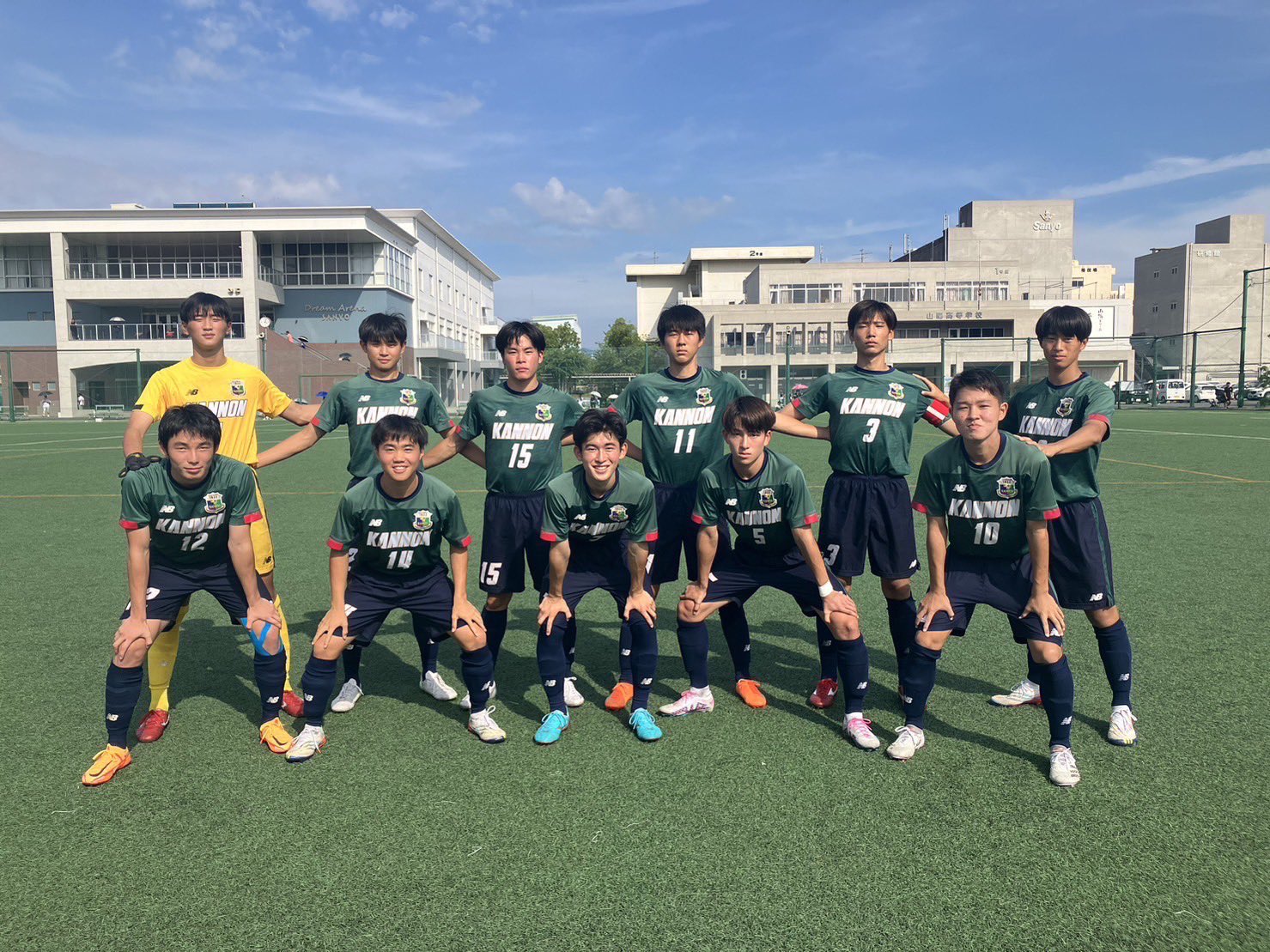 広島観音高校サッカー部公式ユニフォーム