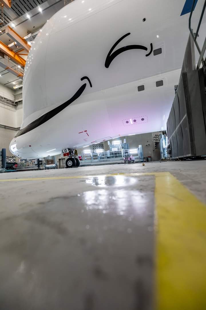 Airbus reveals its 6th and final Beluga XL, planned to be operational by the end of 2023.