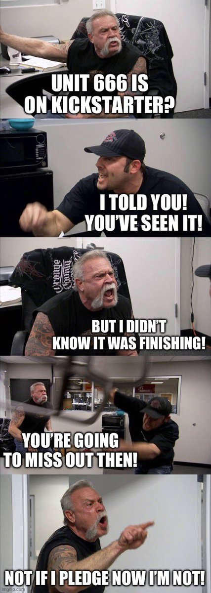 PigdogPress's tweet photo. Ha! 😆😆😆

Now’s the time to make a pledge! 

https://t.co/bD6m3HekzQ

#unit666 #Kickstarter #liveonkickstarter #endingsoon https://t.co/Fp2IiKglZv