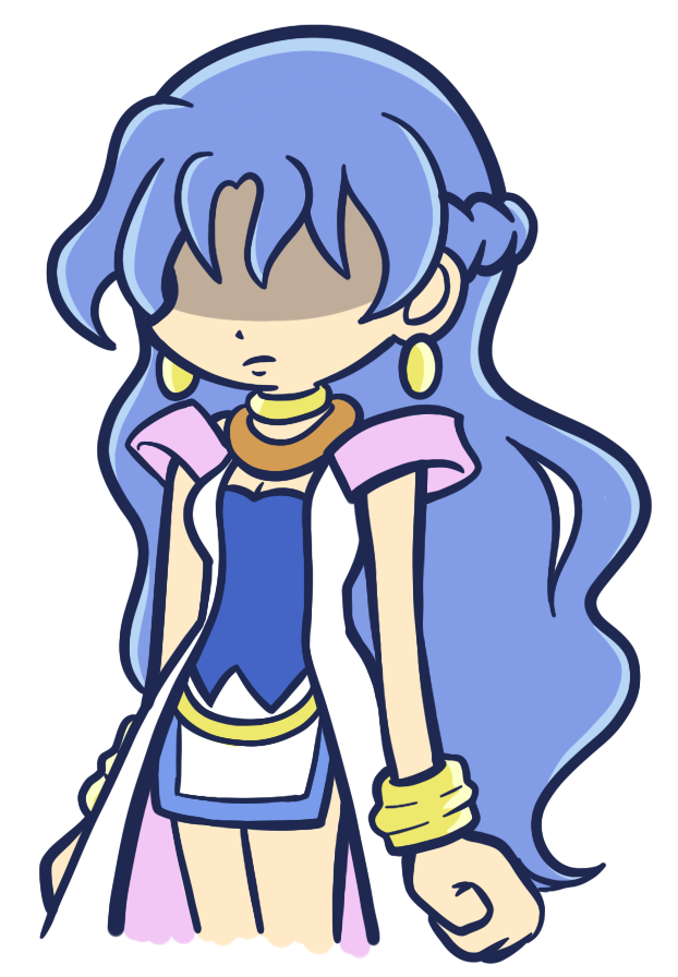 PinkGeekNeni's tweet photo. Some spriteart of Rulue that @ModMamono  commissioned from me for the Saturn Madou Nutshell videos.

If you wanna keep seeing my content in the future despite the Muskrat's idiocy, please follow me on tumblr:
https://t.co/YKJRBMJdQu https://t.co/vpbuU4lG6K