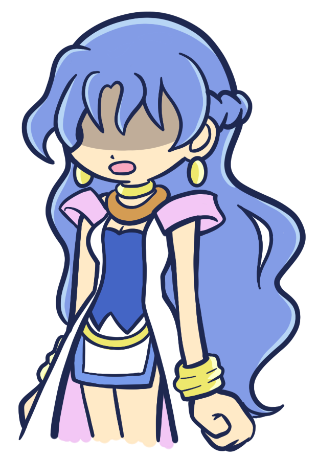 PinkGeekNeni's tweet photo. Some spriteart of Rulue that @ModMamono  commissioned from me for the Saturn Madou Nutshell videos.

If you wanna keep seeing my content in the future despite the Muskrat's idiocy, please follow me on tumblr:
https://t.co/YKJRBMJdQu https://t.co/vpbuU4lG6K