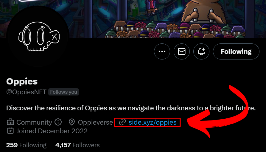 Oppies 🤝 Side.xyz

We’re thrilled to announce this new collaboration between our two projects.

<a href="/OppiesNFT/">Oppies</a> now uses a <a href="/sidexyz/">Side.xyz</a> page for its link in bio.

👉 side.xyz/oppies