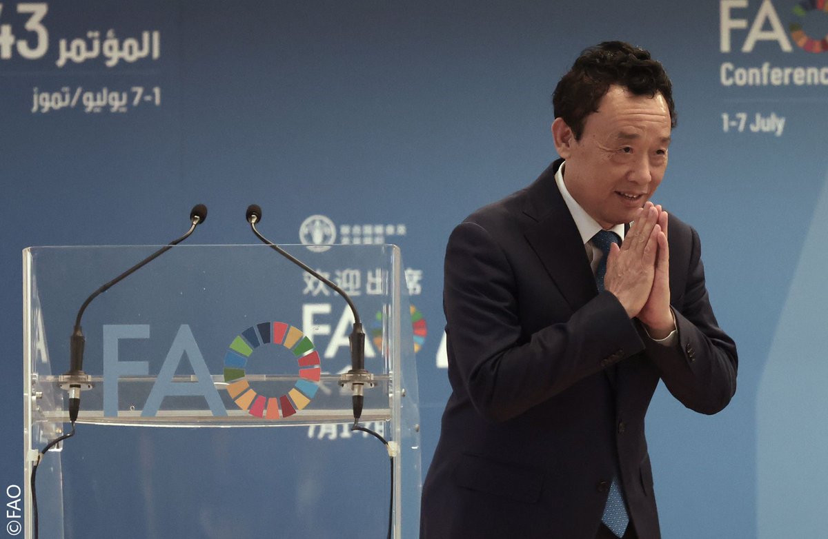 FAO Director-General QU Dongyu tweet media