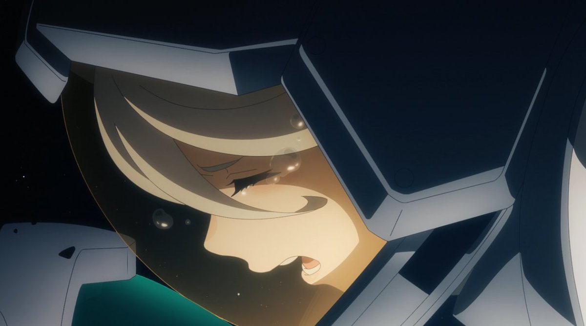 rintubein's tweet photo. this is a gundam kiss btw, this is better than an actual kiss i'll tell you that right now!!!! we weren't robbed of anything they did all the franchise tropes perfectly with these two
#水星の魔女 #G_Witch https://t.co/XAyClkQVeW
