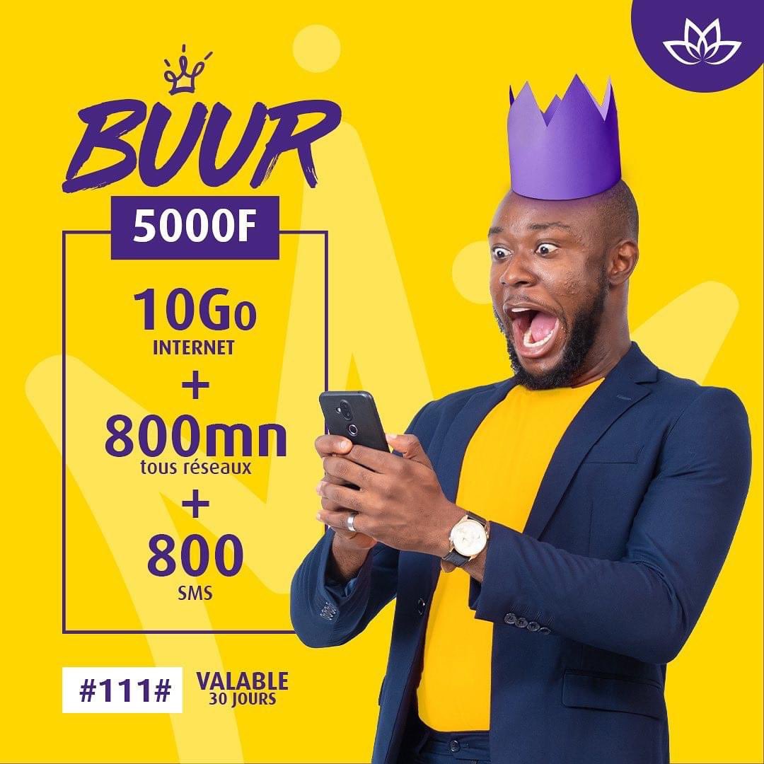 expressosenegal's tweet photo. Fais le plein en ce début de mois avec ton forfait Buur 5000F. Profite de 800mn d’appels tous réseaux, 10Go d’internet et 800 sms valable 30 jours.
Les meilleures offres, du feneen, fi rek la !
#ExpressoLife
#Buur5000 https://t.co/EoyHqXZwX0
