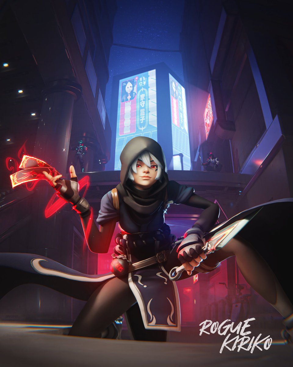 PopcorpGFX's tweet image. Rogue Kiriko 🗡️

#kiriko #ow #overwatch