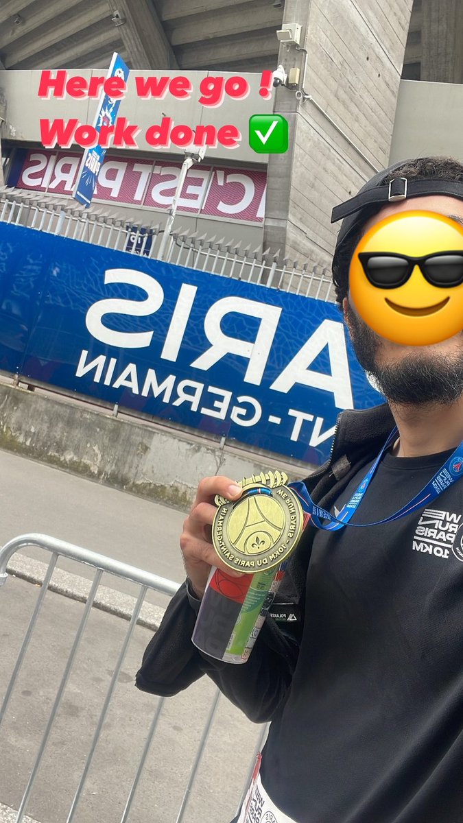 HeisenRed's tweet photo. Course du jour avec un meilleur chrono que la dernière fois al hamdulileh ! #WeRunParis https://t.co/0DEIg8tU7D