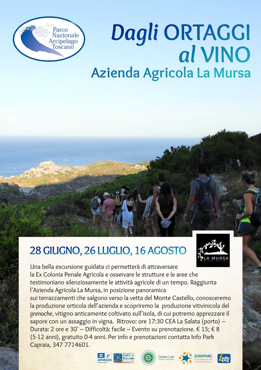 Estate nel Parco: attività di conoscenza e bellezza #parcoarcipelagotoscano #isoleditoscana