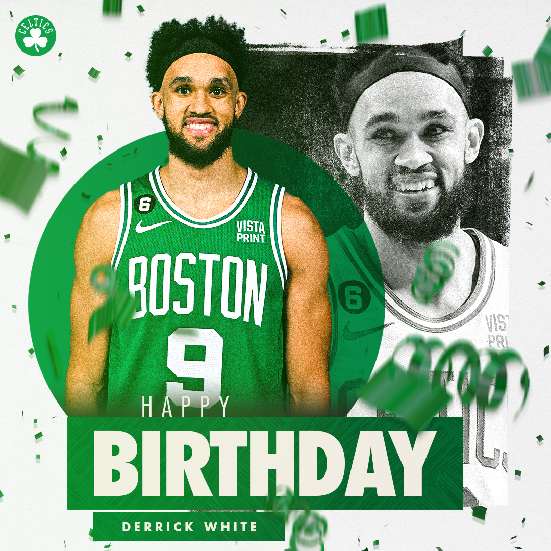 celtics's tweet photo. Happy birthday @Dwhite921 ☘️🎂🎉 https://t.co/2m4HIZg5AL