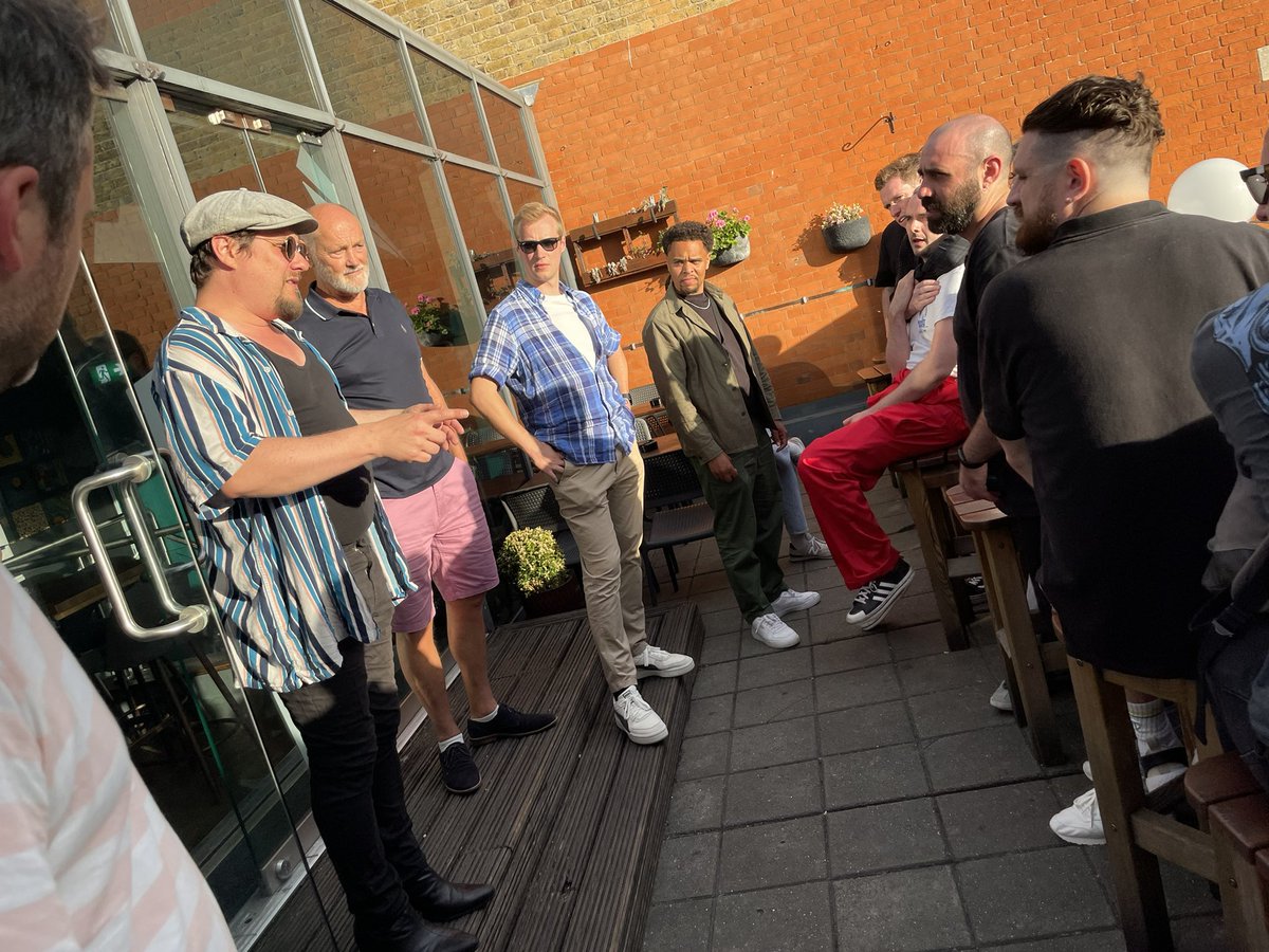 Simon_Naylor's tweet photo. Yesterday was my pal’s Stag Night. 

#JackMaster ; #Taskmaster for @jackgogarty. 

I can’t remember a day where I’ve laughed as much, hugged as much, been surrounded by so many awesome people. 

What a day. ❤️🐝 https://t.co/C2oknrNusp