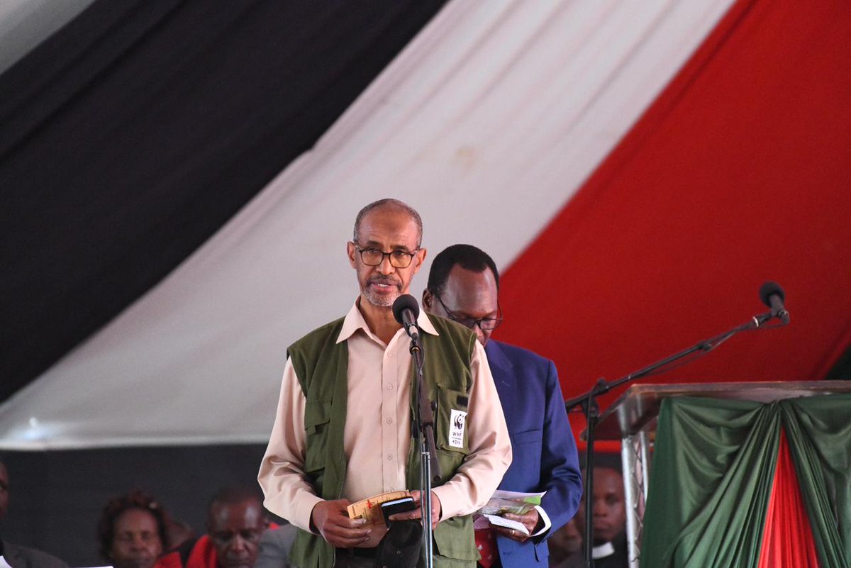 CEO_WWFKenya's tweet photo. What a great honor it was to join His Excellency President Dr. @WilliamsRuto, leaders from across the country, iconic athletes, and the great people of #Kaptagat as we embarked on the restoration of 400 ha of depleted forest, igniting hope for a stable climate &amp; thriving planet. https://t.co/bbsOUdZE0p
