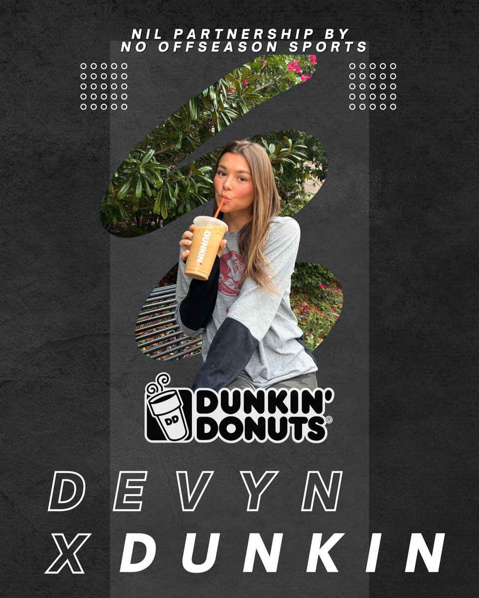 SerosCFB's tweet photo. Congrats to @DevynFlaherty on her multi-month officially licensed partnership with @dunkindonuts! We're proud to have helped Devyn maximize her personal brand & NIL potential on and off the softball field. #NoOffseasonSports #DevynFlaherty #DunkinDonuts #Dunkin' #TeamDunkin' #NIL https://t.co/PsNyHZrOXF