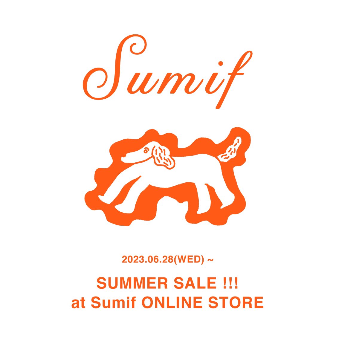 sumif_official's tweet photo. SUMMER SALE START ！

6/28よりSumifオンラインストアの商品がSALE価格と大変お買い求めやすくなっております！

この機会にぜひ、お買い物をお楽しみください！

#sumif #dog #art #dogwear #sale https://t.co/ZzdRVogOjP