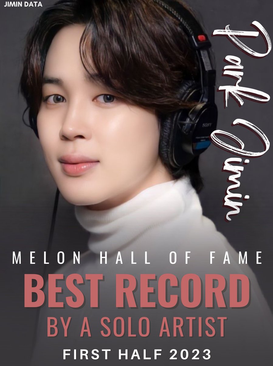 Jimin "FACE" takes the record for a Solo Artist on Melon's Hall of Fame for the first half of 2023! 🥳

"FACE" achieved 2.9 million streams in 24 hours on the platform. 🔥

Congratulations Jimin! 👏