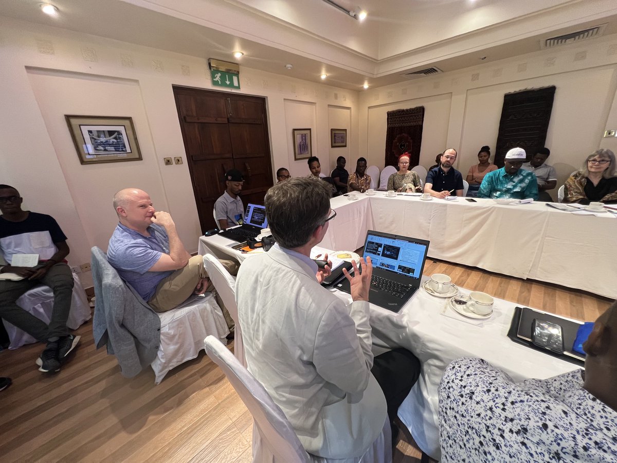 IchumbakiE's tweet photo. Organizing a #paneldiscusion & screening a short film made as part of our research project in Bagamoyo has been an amazing experience at #ZIFF2023 #Zanzibar. Thanks @ahrcpress for supporting our work. @ProfAndyWilson @3dSparrow @dickybates2 @resandmag https://t.co/zgxpEVLjqz