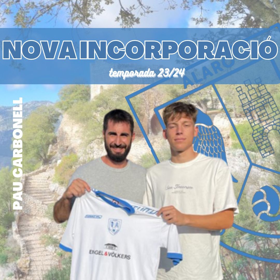UeAlaro's tweet image. 🚨🚨
Ell és Pau Carbonell, jugador que ha passat per totes les categories inferiors del club i que ara li toca fer el pas a la categoria amateur, aportarà polivalència i fermesa a la part defensiva.
Gràcies per confiar en nosaltres!!🔐🛡️
#soimalaro #goblancos